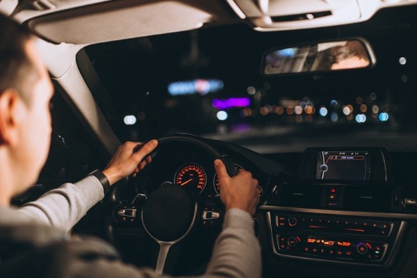 car interior taken from the back