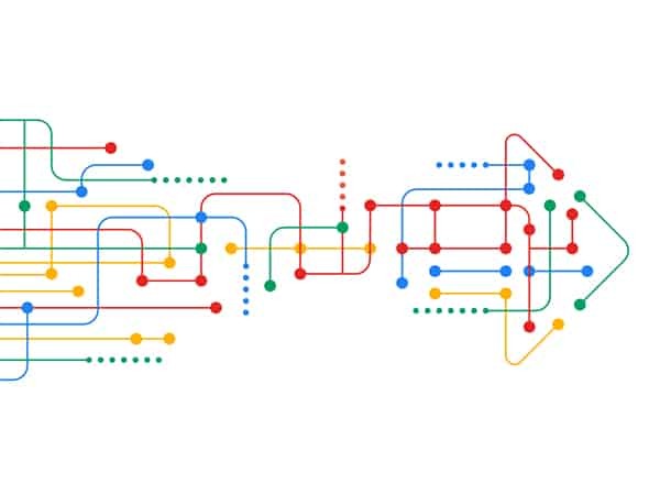 abstract workflow diagram